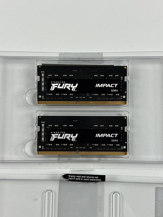 Оперативна пам'ять Kingston FURY Impact DDR4 SODIMM 2x16GB 3200MHz