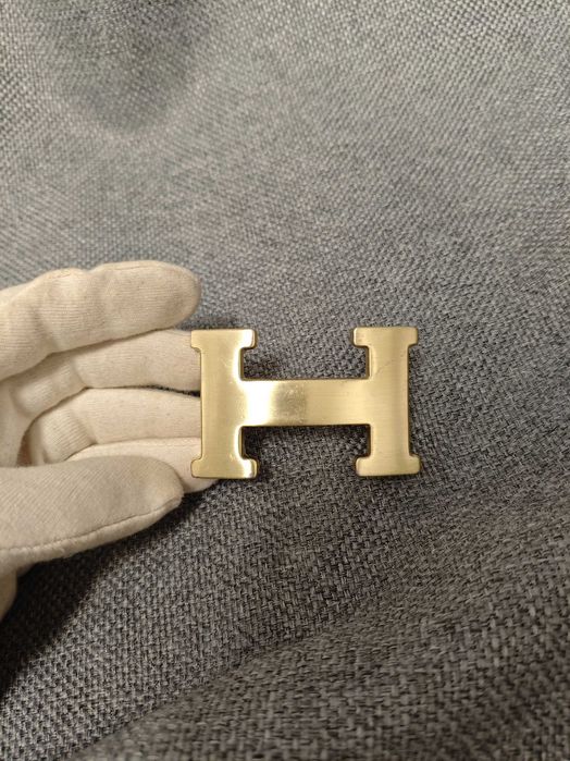 HERMES пряжка до ременя вінтажна колекційна золотиста ременна