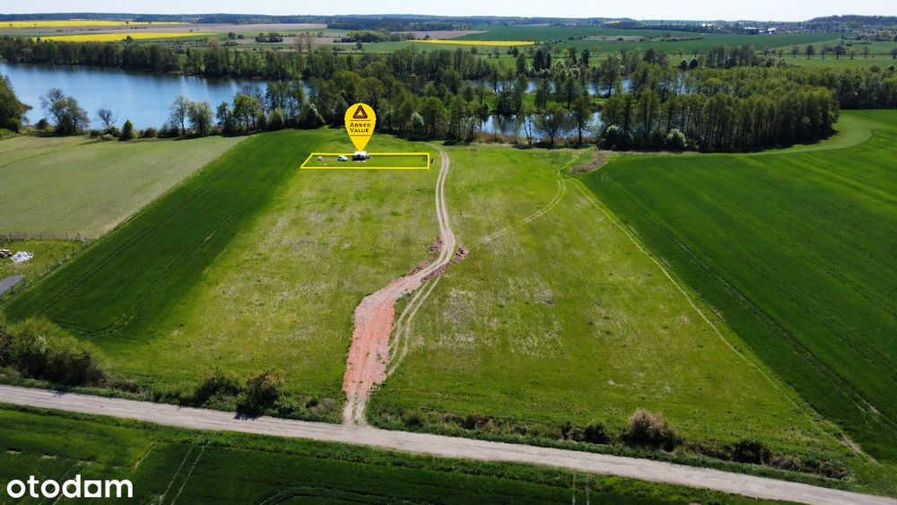 Piękna działka w Grodziszczu blisko jeziora | Wydane WZ - Widok 3