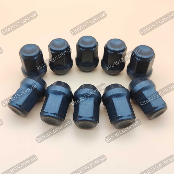 Гайка колесная М12x1,5х34мм черная Ключ 19 Mazda Hyundai Kia Chevrolet