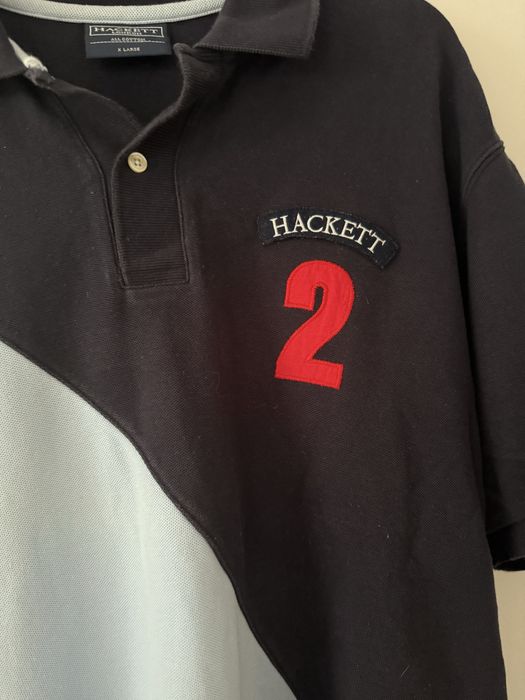 T-Shirt męski polo Hackett