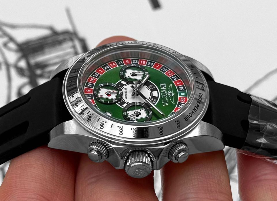 Годинник Invicta 50492 Speedway Casino 40 мм. Chronograph 200 MT.