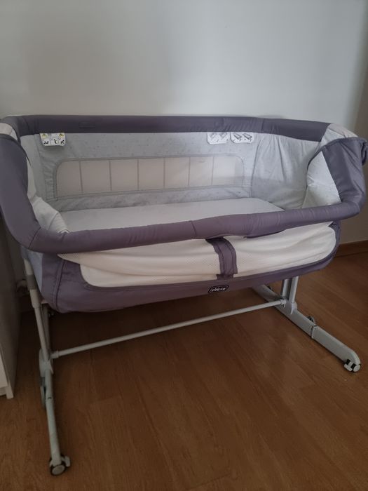Next to me Chicco Dream + Cama de apoio + protetores de berço