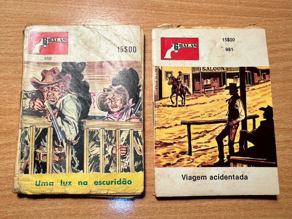 10 livrinhos de cowboys