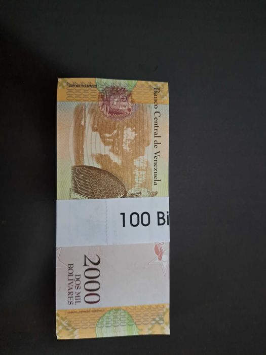 Kolekcjonerskie Paczki Banknotów Wenezuelskich 2000 Bolívares