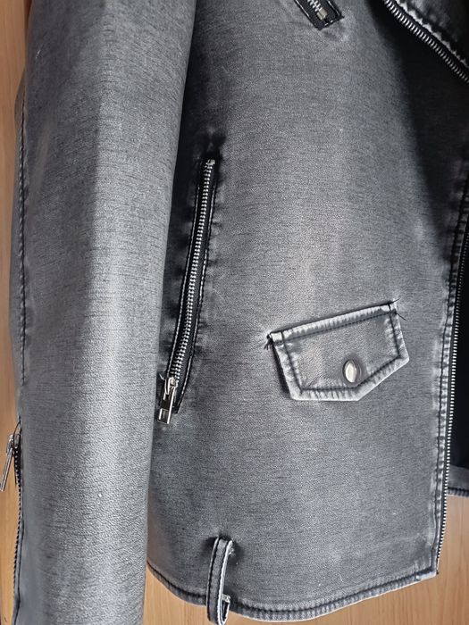 Ramoneska szara roz L XL