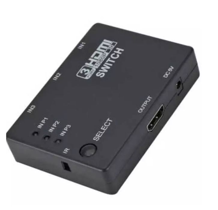 Przełącznik switch 3x HDMI + pilot