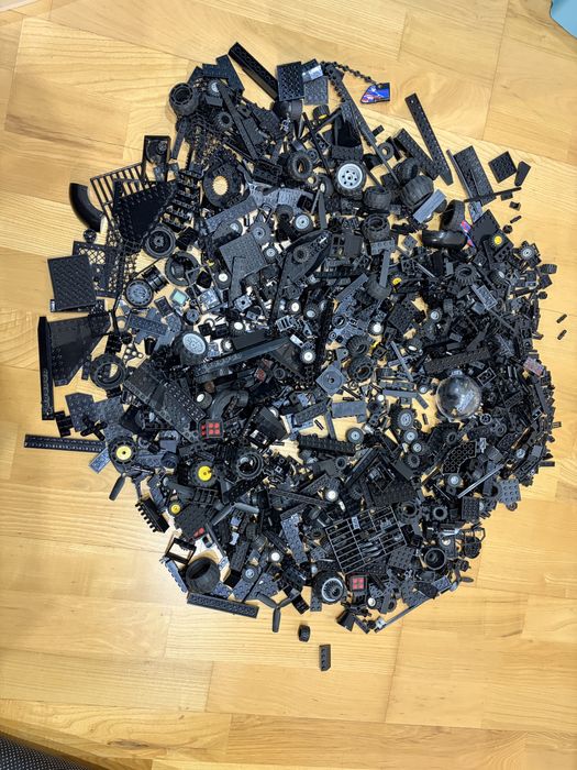 Klocki LEGO Czarne 2 kg