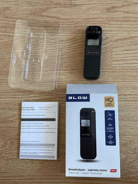 Alkomat Blow 3300 bezustnikowy tester trzeźwości odbiór Koszalin