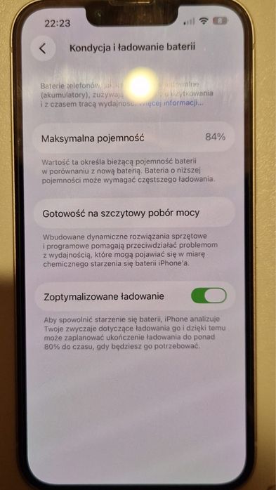 Iphone 13 128gb kondycja 84%