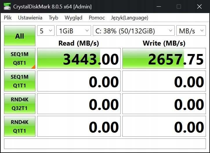 Dysk SSD 512GB M.2 NVMe 3500MB/s z radiatorem i wkrętakiem
