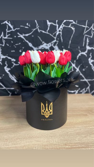 Букети з латексних тюльпанів