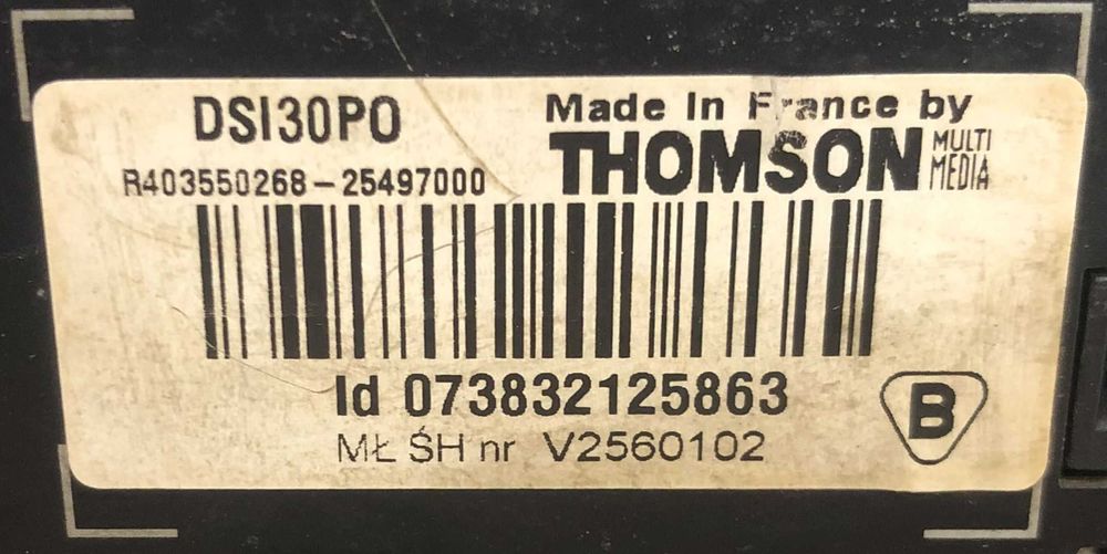 • Thomson DSI30PO - Stary Dekoder Satelitarny