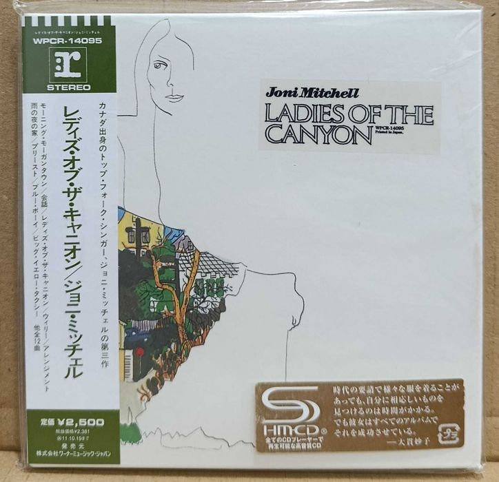 Joni Mitchell ‎– Ladies Of The Canyon Cd Edição Japonesa