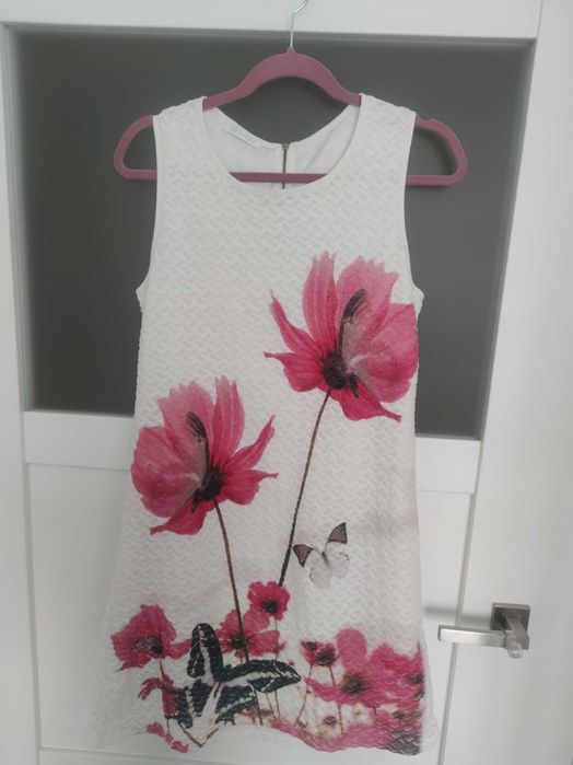 Biała sukienka Promod 40