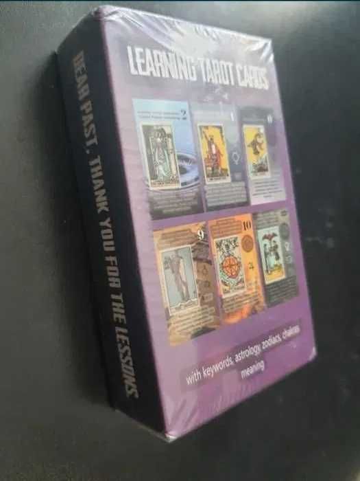 Karty Tarota do nauki z opisami Learning Tarot cards nowe w folii.