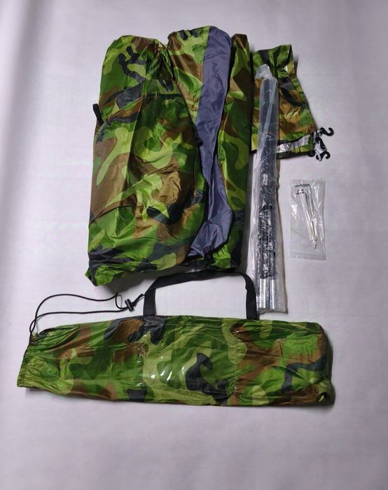 Nowy Namiot Wędkarski Turystyczny Wodoodporny Moskitiera Duży