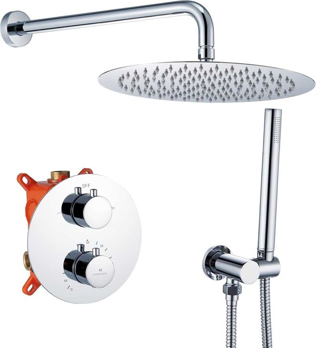 Prysznic podtynkowy z termostatem HOMELODY