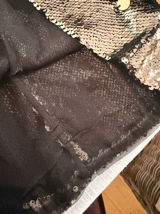 Elegancka bluzka / półgolf z cekinów XS