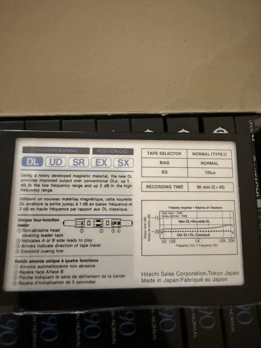 Продам колекційну аудіокасету Hitachi New DL 90