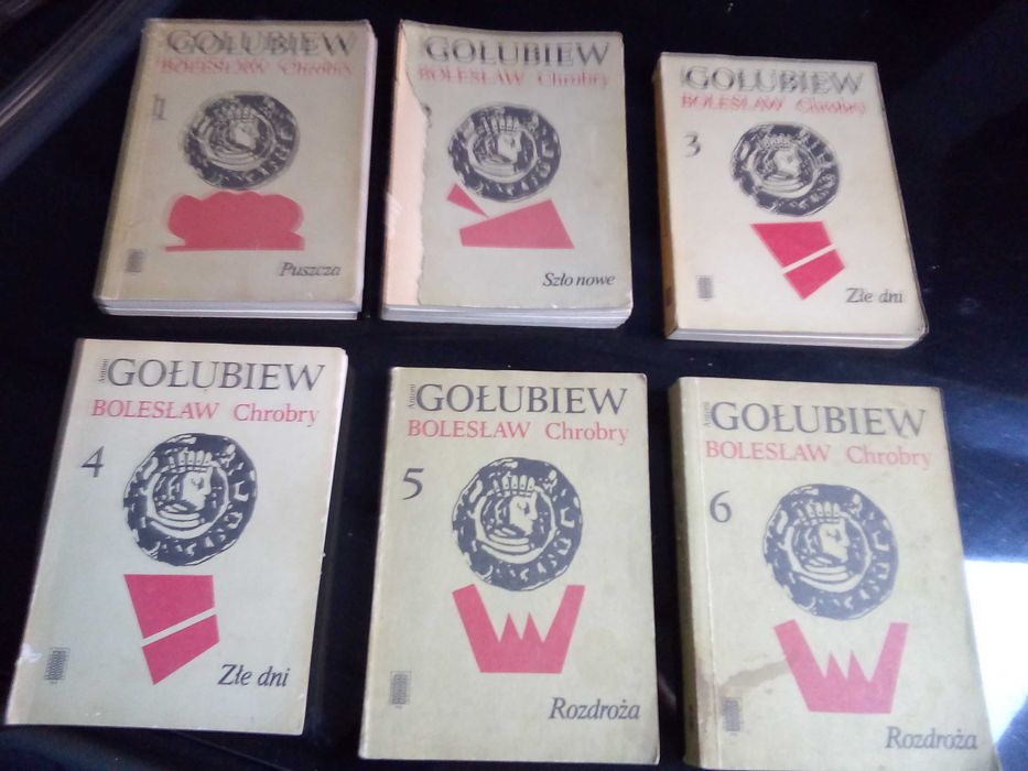 Antoni Gołubiew Bolesław Chrobry t. 1-6 komplet