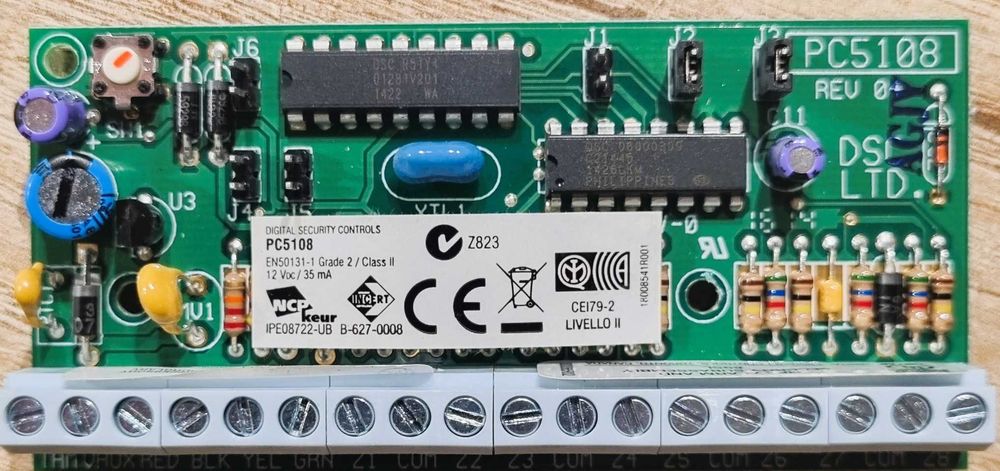 Moduł rozszerzeń 8 wejść PowerSeries PC5108 DSC