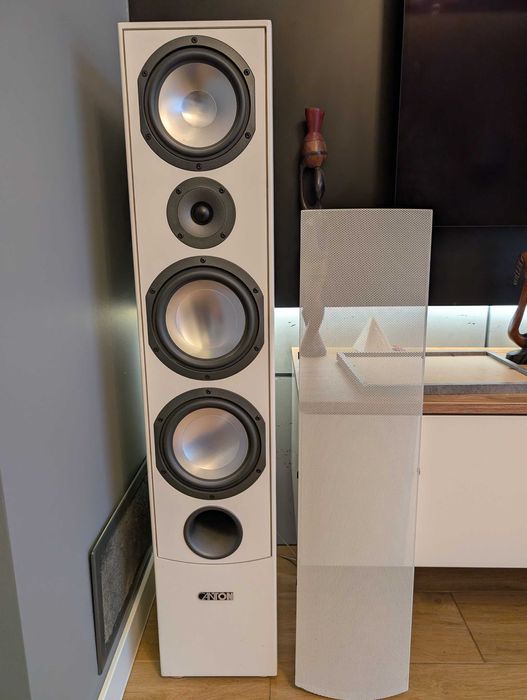 Zestaw białych głośników - kino domowe 5.1 Canton GLE