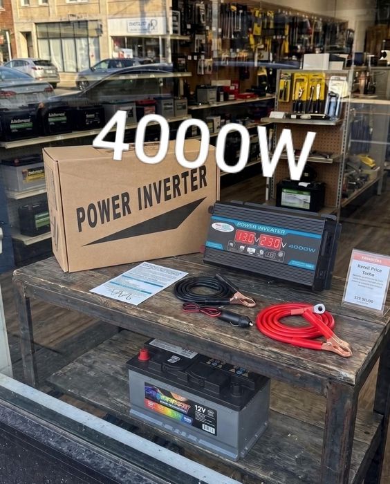 інвертор 4000W  12/220 Інвертор 12v220v Перетворювач 12/220 Преобразователь 12/220