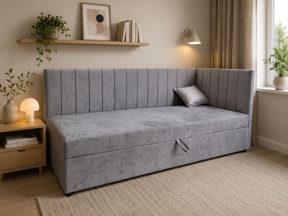 Tapczan łóżko narożne 90x200 prosto od producenta