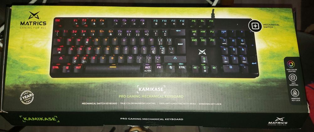 Teclado Gaming Matrics RGB