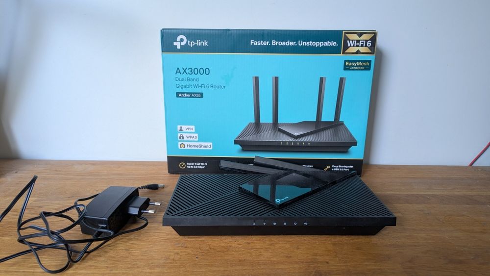 Router Wi-Fi 6 AX3000 TP-Link Archer AX55 USB