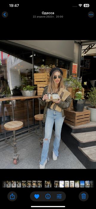 Джинсы  zara черные