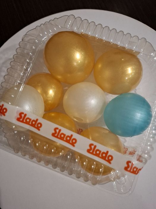 Ozdoby na tort gwiazdki balony