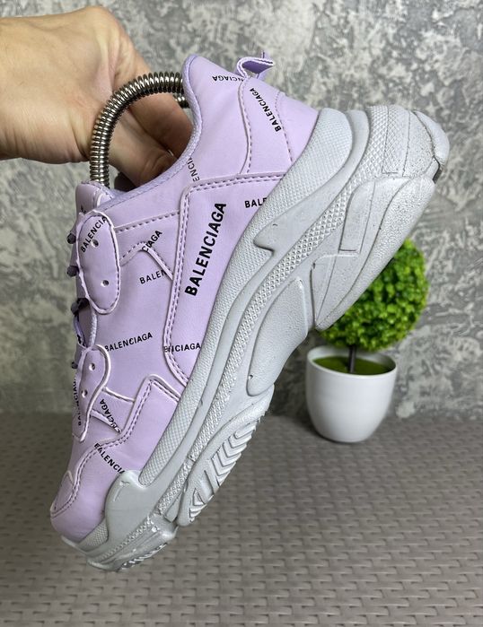 Balenciaga кроссовки 38 размер женские сиреневые
