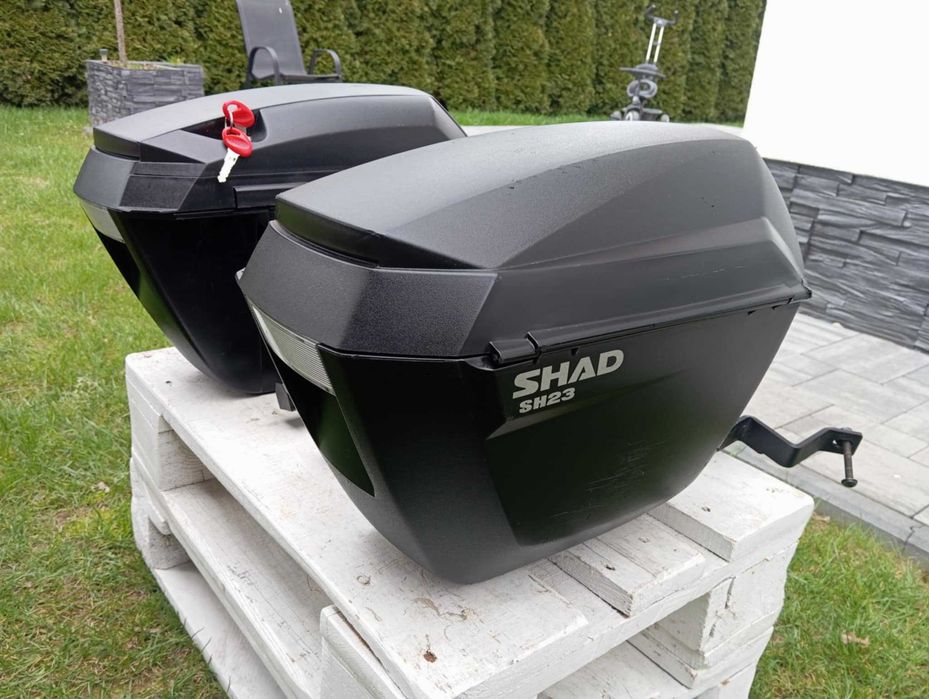 Kufry Boczne + Stelaze SHAD Kawasaki Vulcan S 15-20r Kufer Stelaz GIVI