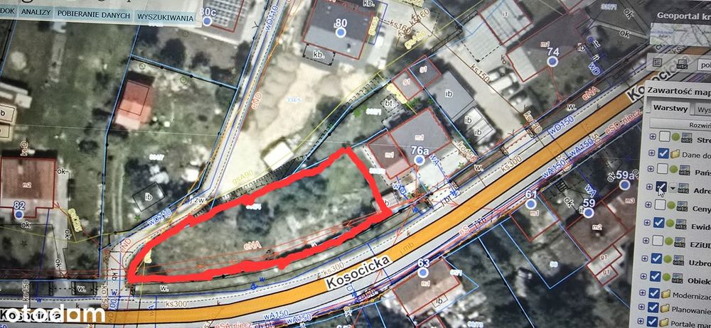 Kraków - działka budowlana