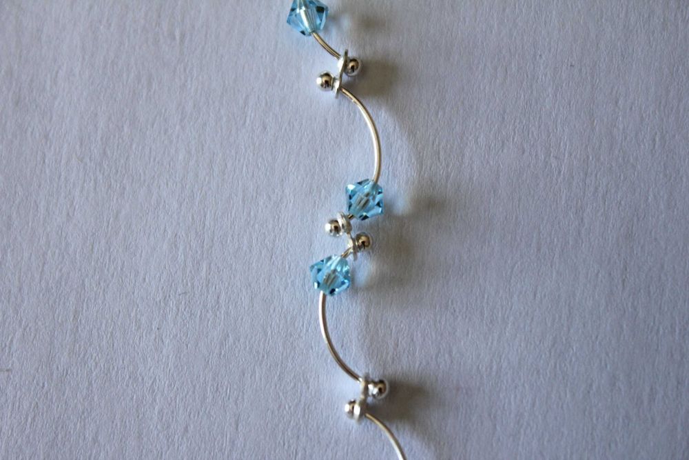 Pulseira de Prata e Pedras Naturais