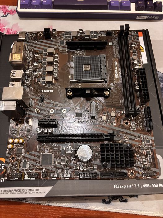 Материнская плата msi A520m-a pro