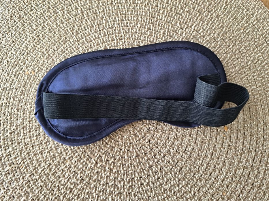 Opaska na oczy do spania niebieska