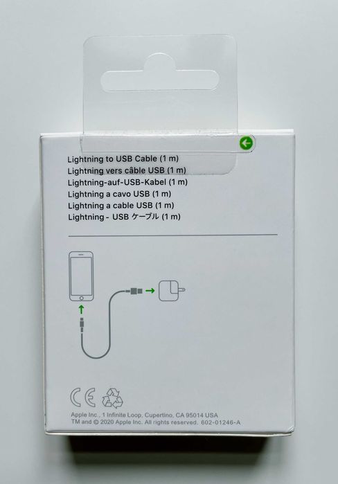 Przewód Apple Lightning-USB. Kabel 1m, oryginalny. iPhone,iPad,AirPods