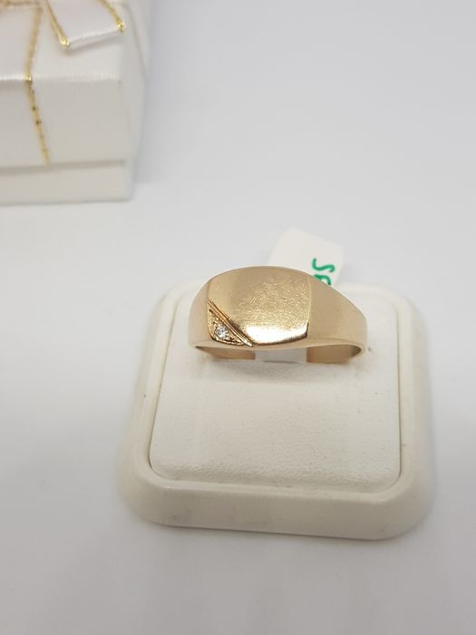 Złoty sygnet złoto 583 Rozmiar 25