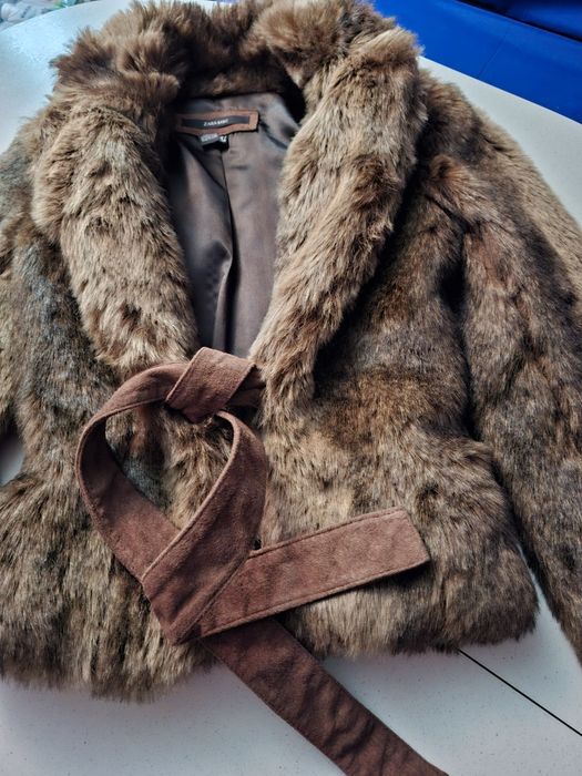 Casaco de pêlo sintético