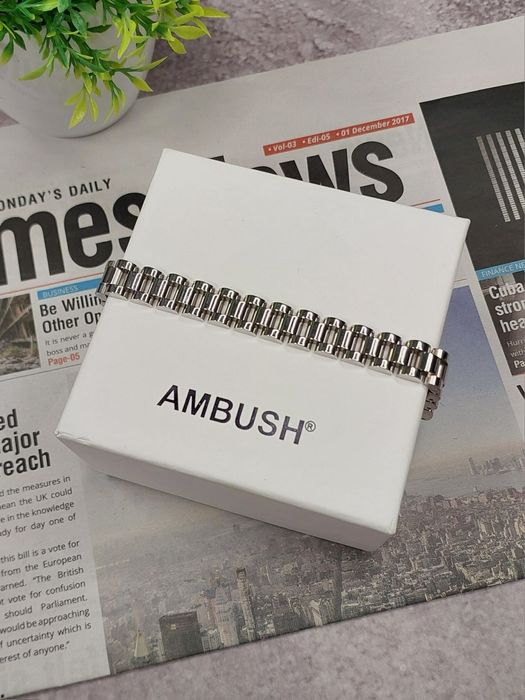 ПЕРШИЙ В УКРАЇНІ, Браслет Ambush, серебряная цепочка на руку амбуш, мужская цепочка на запястье серебряная