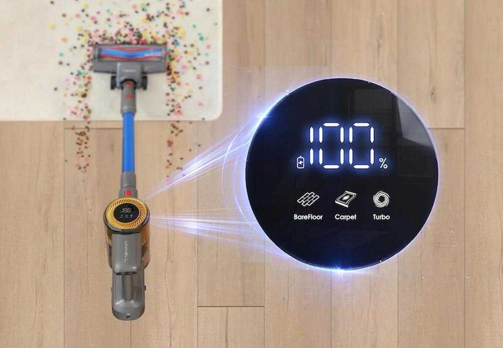 Bezprzewodowy Odkurzacz Pionowy UNINELL HOME UV1 450W 60min LED 1L
