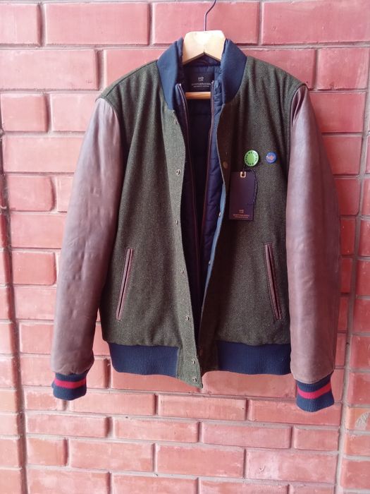 Бомбер scotch soda xl очень качественный и теплый