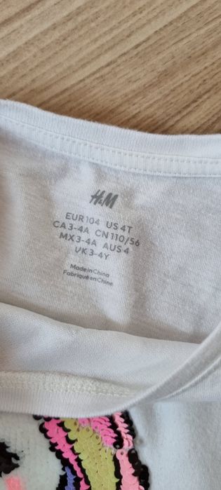 T-shirt unicorn  roz.104 H&M