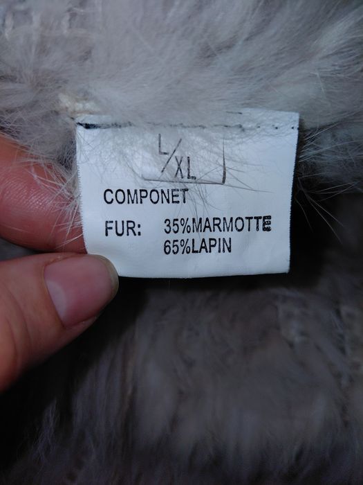 Futrzane ponczo Maclauren