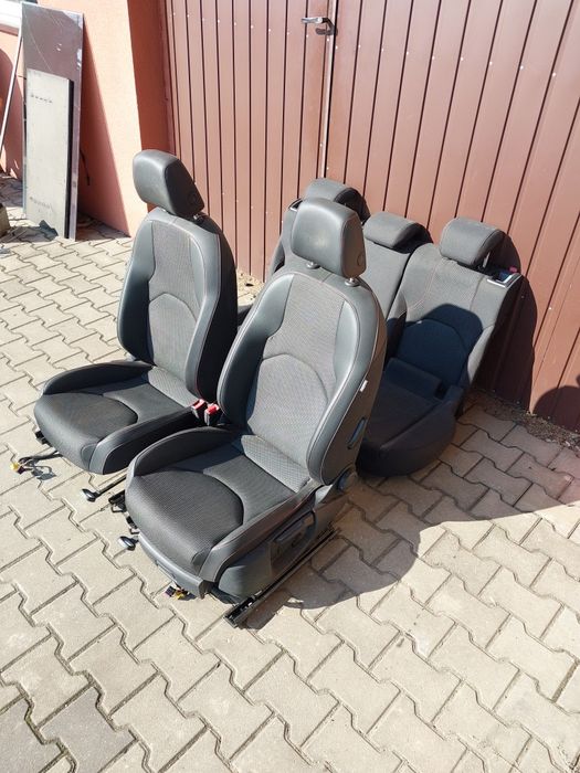 Fotele półskóra kubełki Seat Leon 3 III FR Cupra