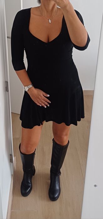 Vestido preto da bershka - M