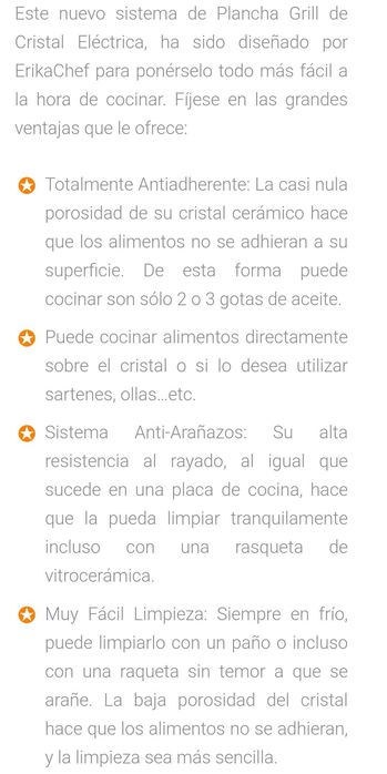 Grelhador com placa de cristal antiaderente